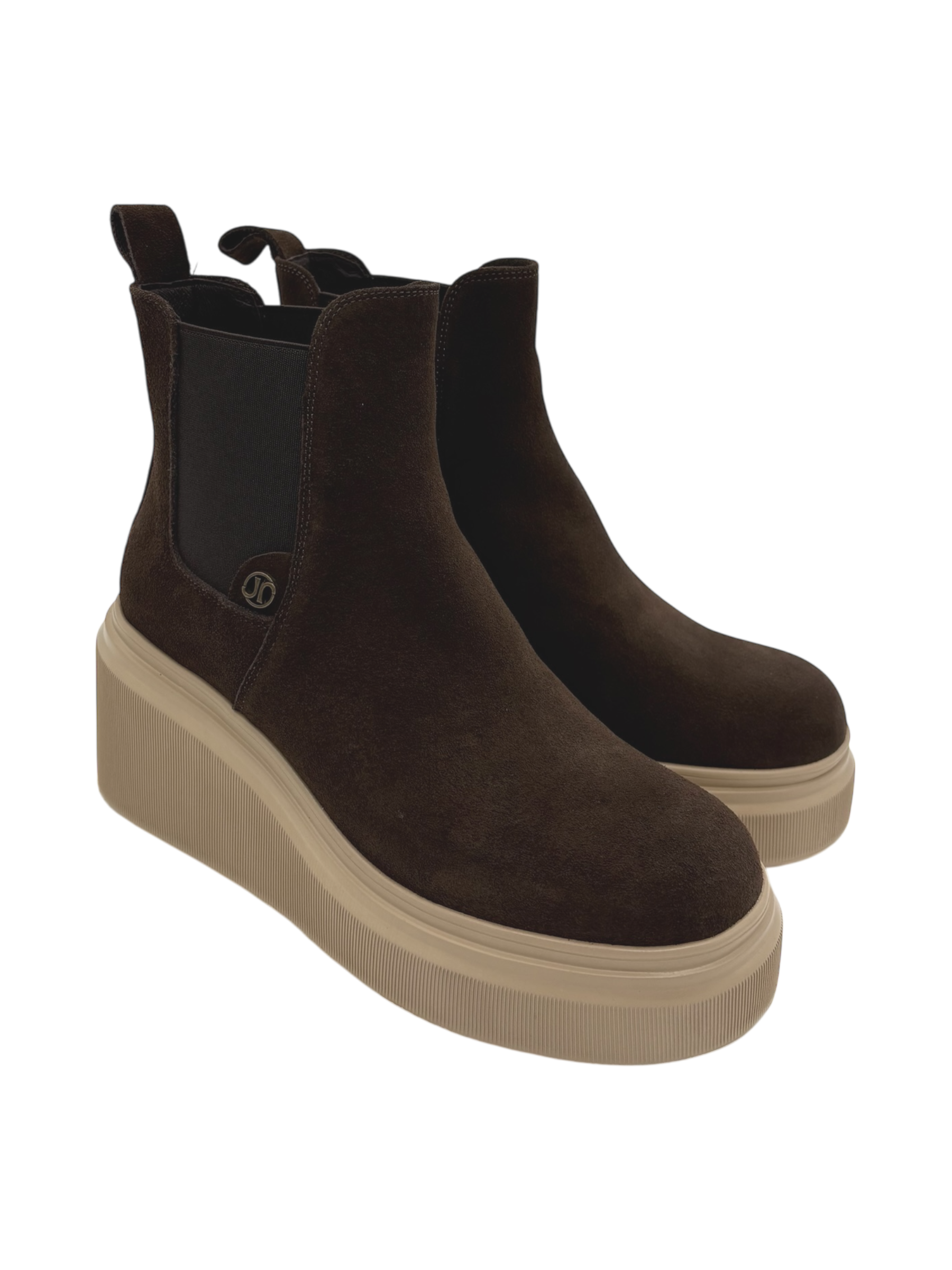Stivaletto pelle donna Janet & Janet Dark Brown -J464-