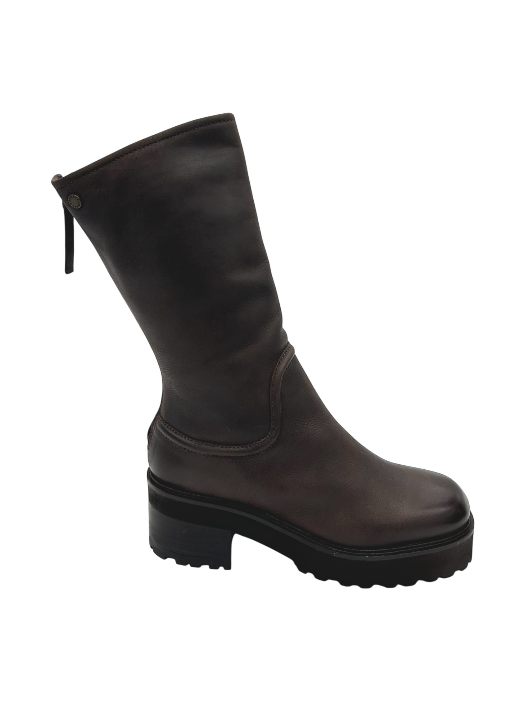 Stivaletto pelle donna Janet & Janet Fango -J482-