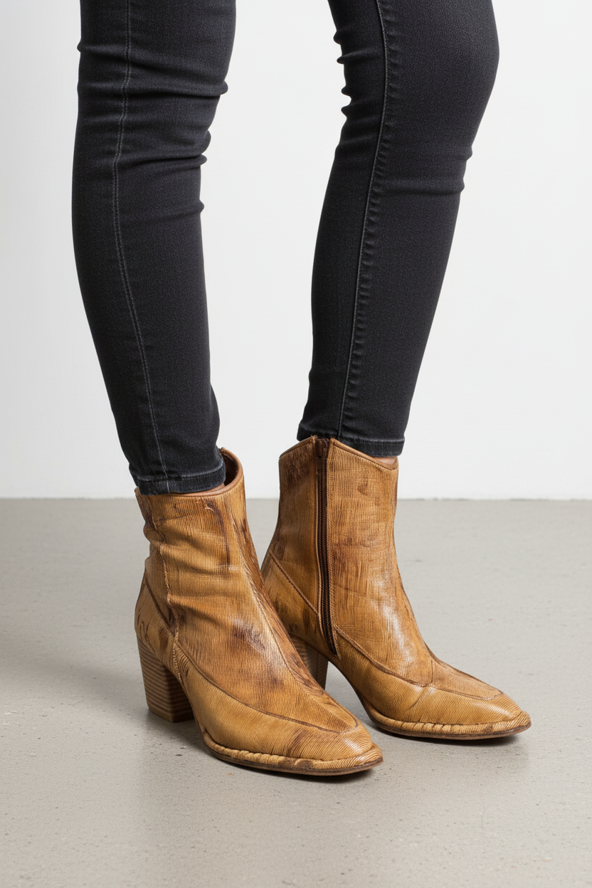 Stivaletto pelle donna Kudetà Intagliato Cuoio 614503