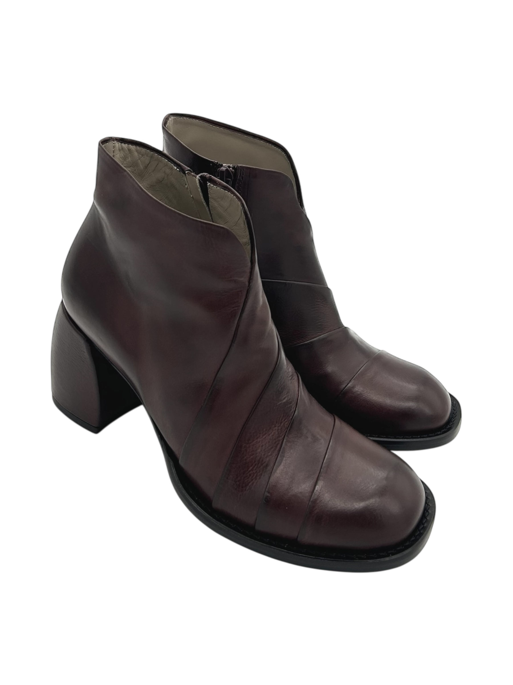 Stivaletto pelle donna Malloni Barolo -002Turner-