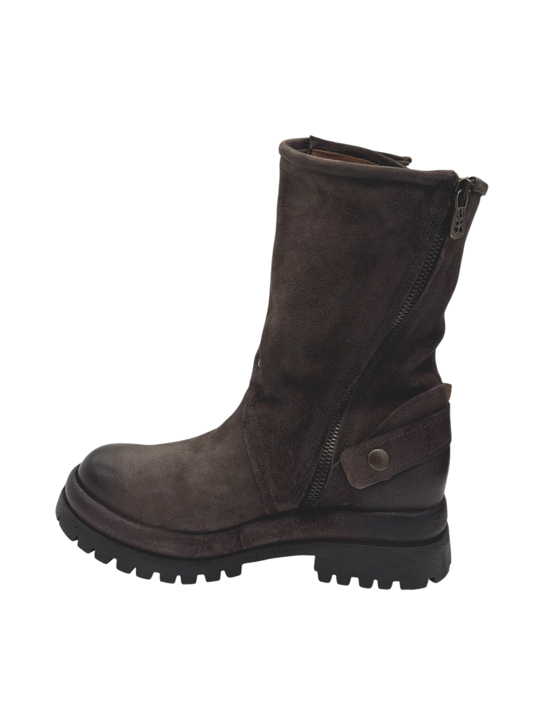 Stivaletto Pelle Donna AS98 Ebano B51236