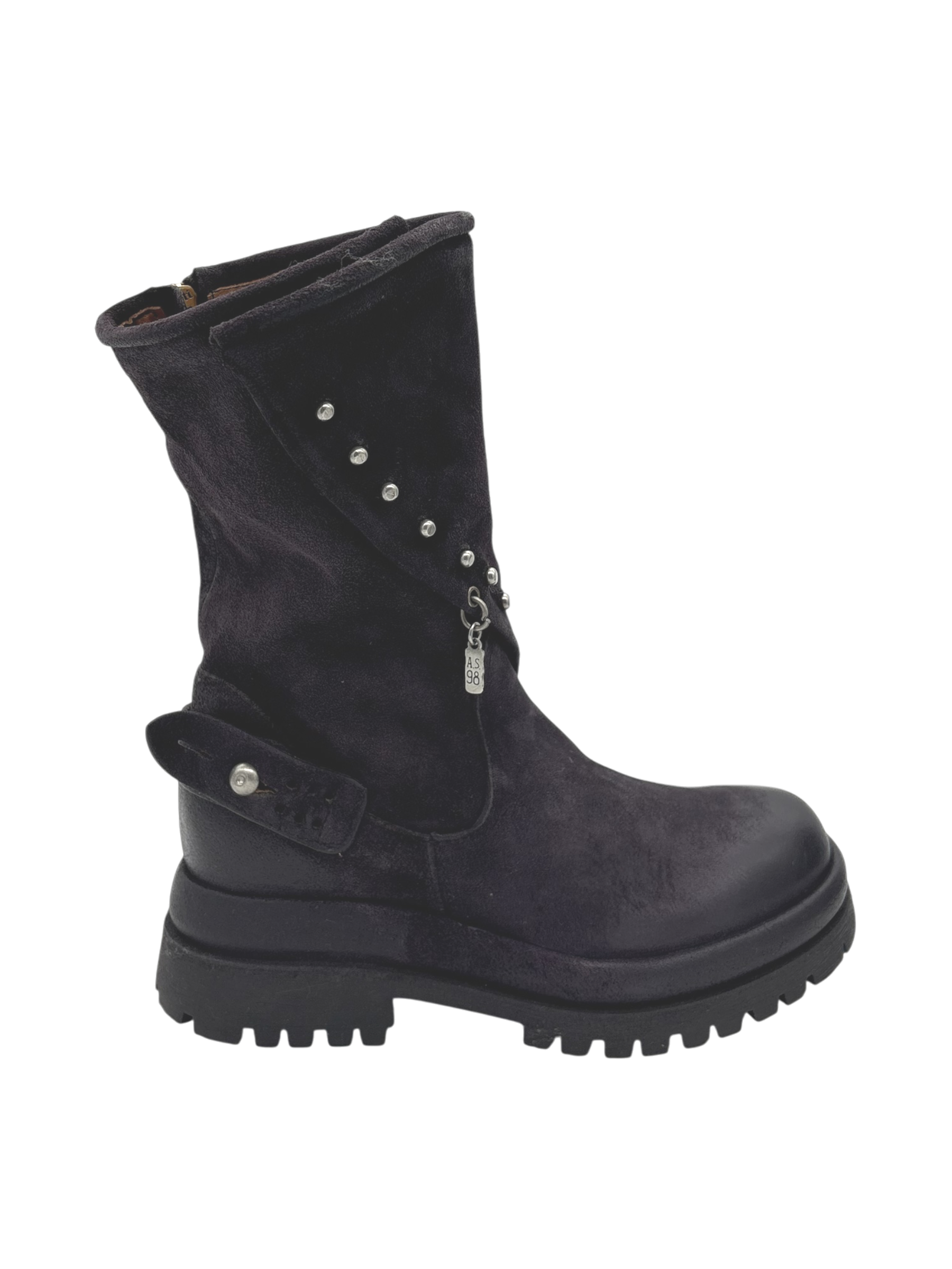 Stivaletto Pelle Donna AS98 Muse B51236 | Viola