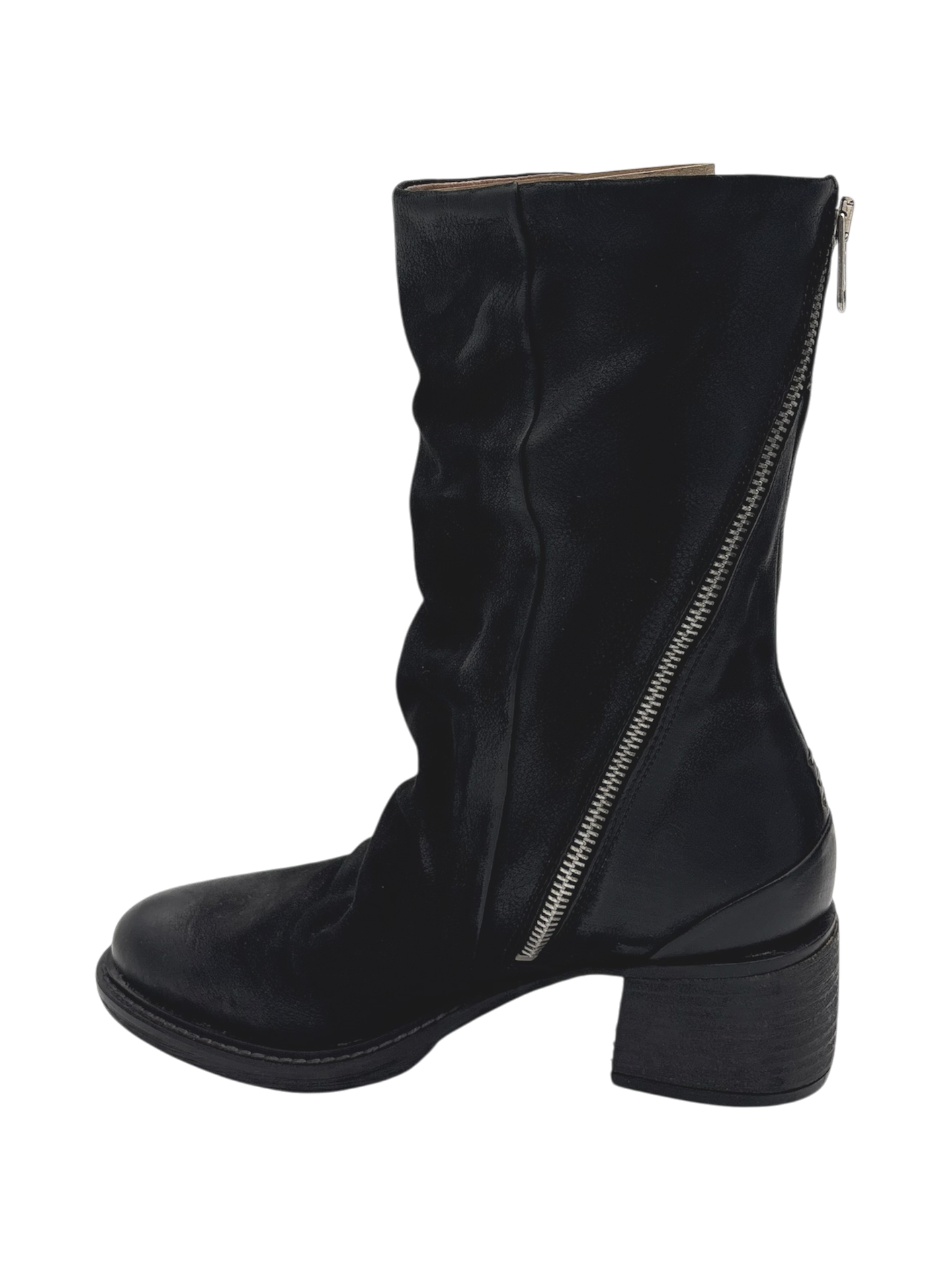 Stivaletto Donna AS98 C45204 in Pelle Nero | Made in Italy