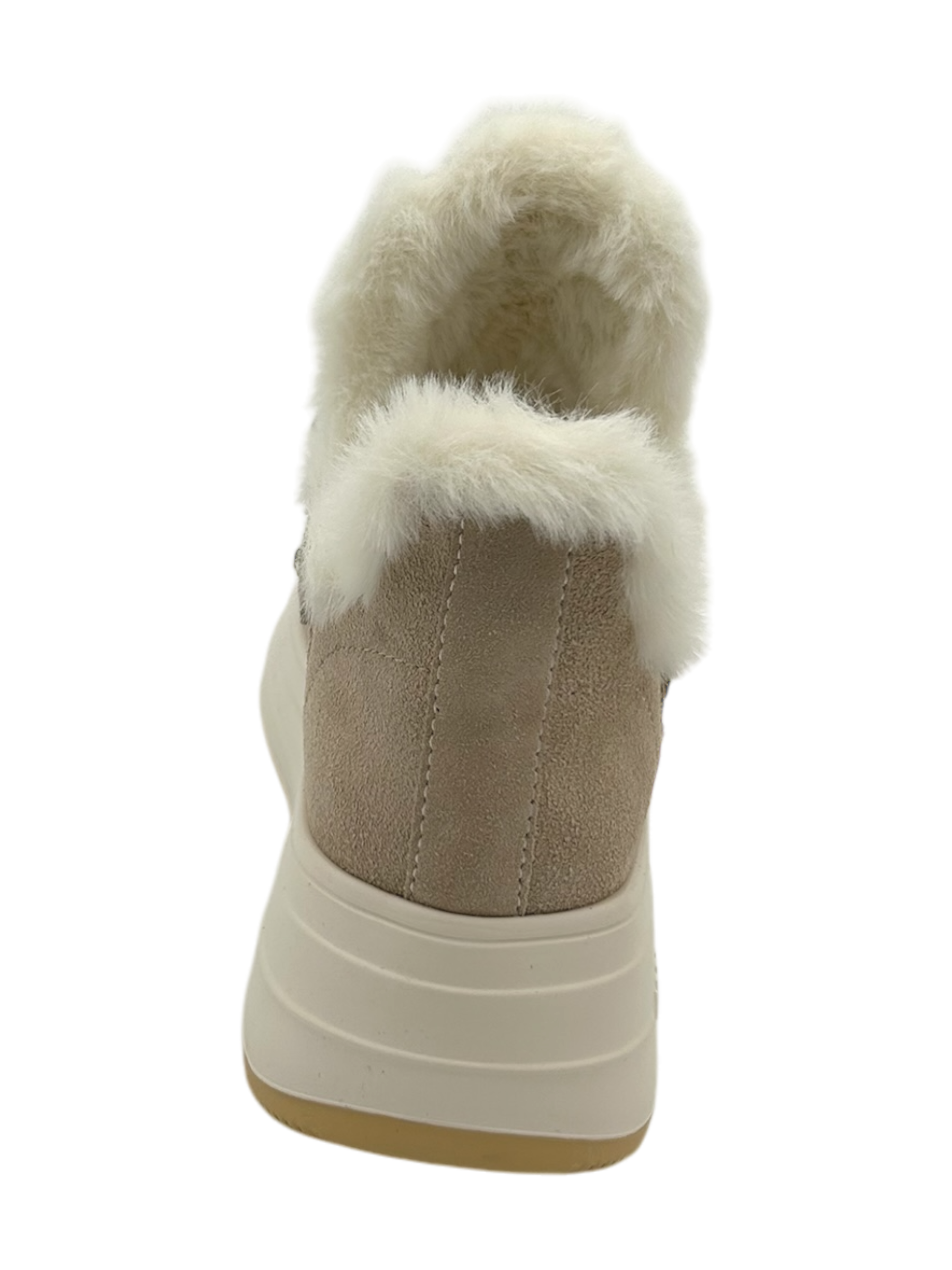 Stivaletto donna Apepazza pelle scamosciata Beige - Lavinia -