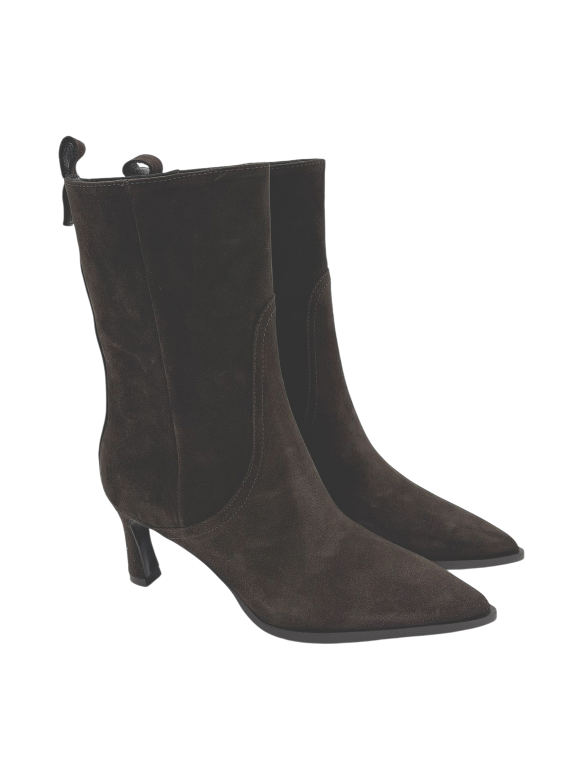 Stivaletto donna Maja by Valery AT134 in camoscio testa di moro