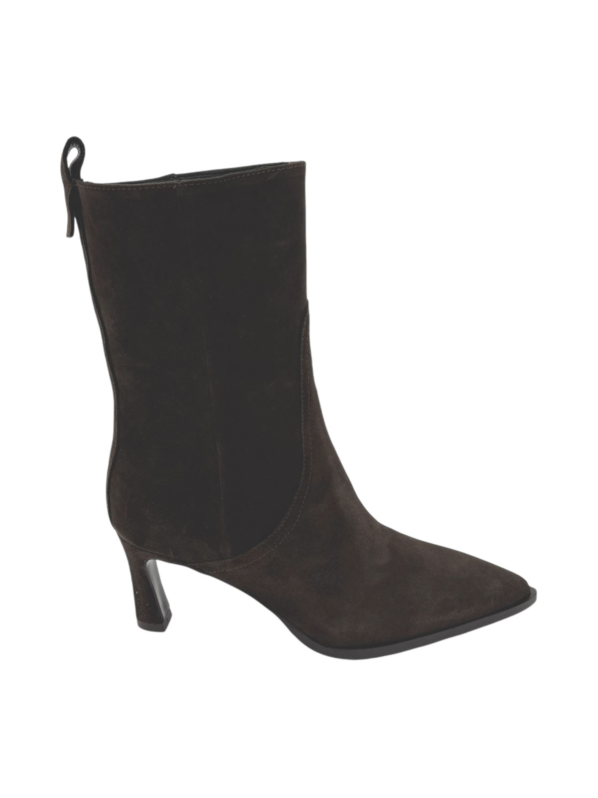 Stivaletto donna Maja by Valery AT134 in camoscio testa di moro