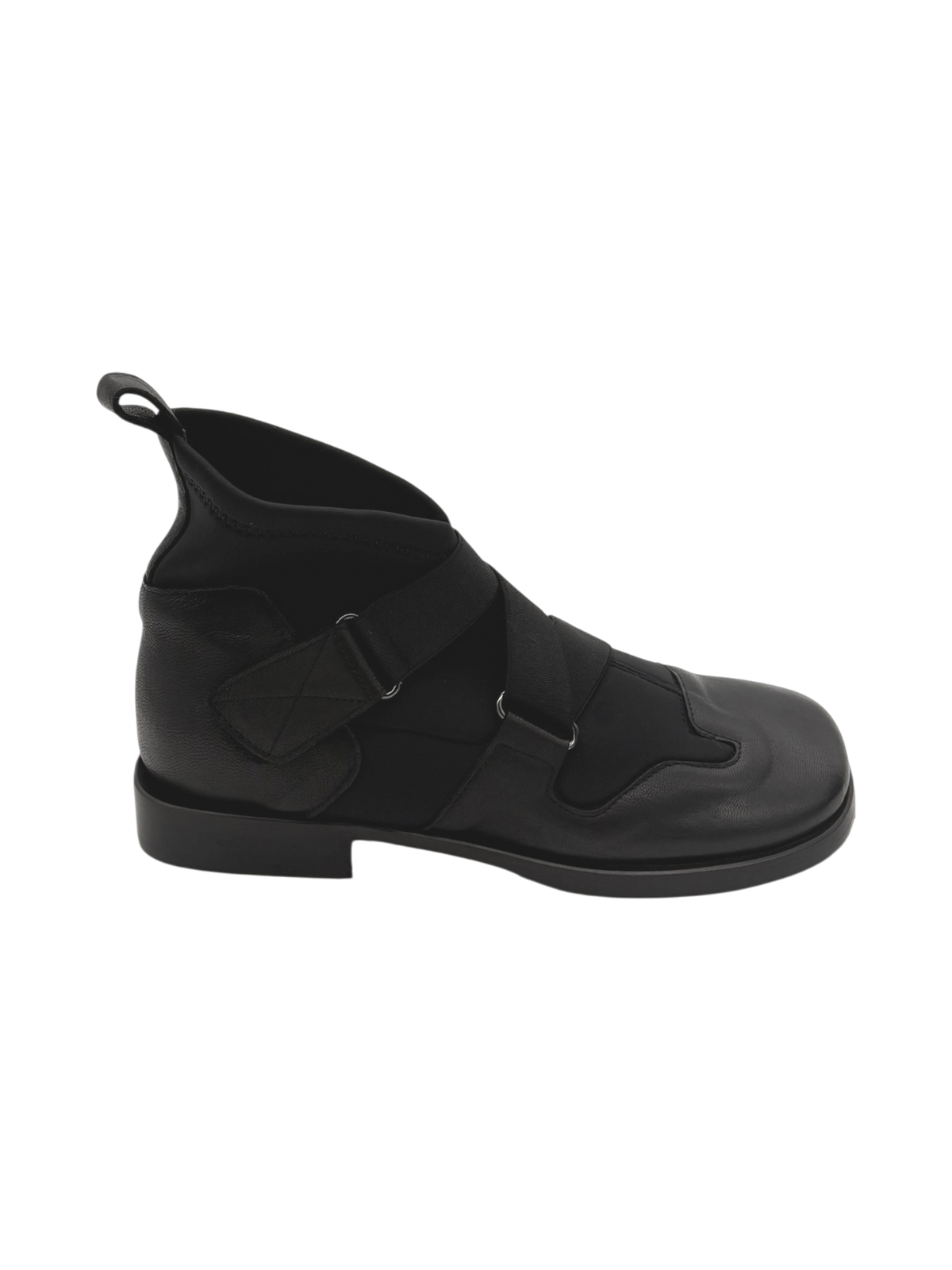Stivaletto donna Malloni 25131 in pelle nera