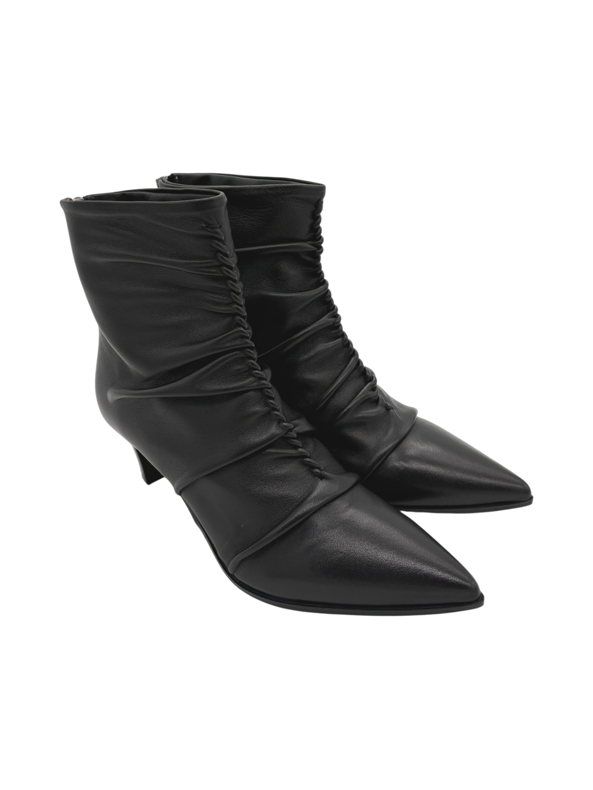 Stivaletto donna in pelle nera Fru.it 1100