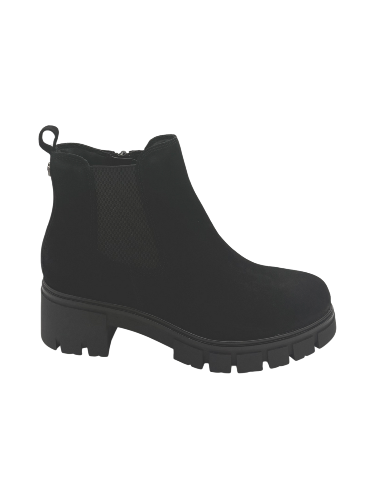 Stivaletto donna in camoscio nero Janet & Janet J1060