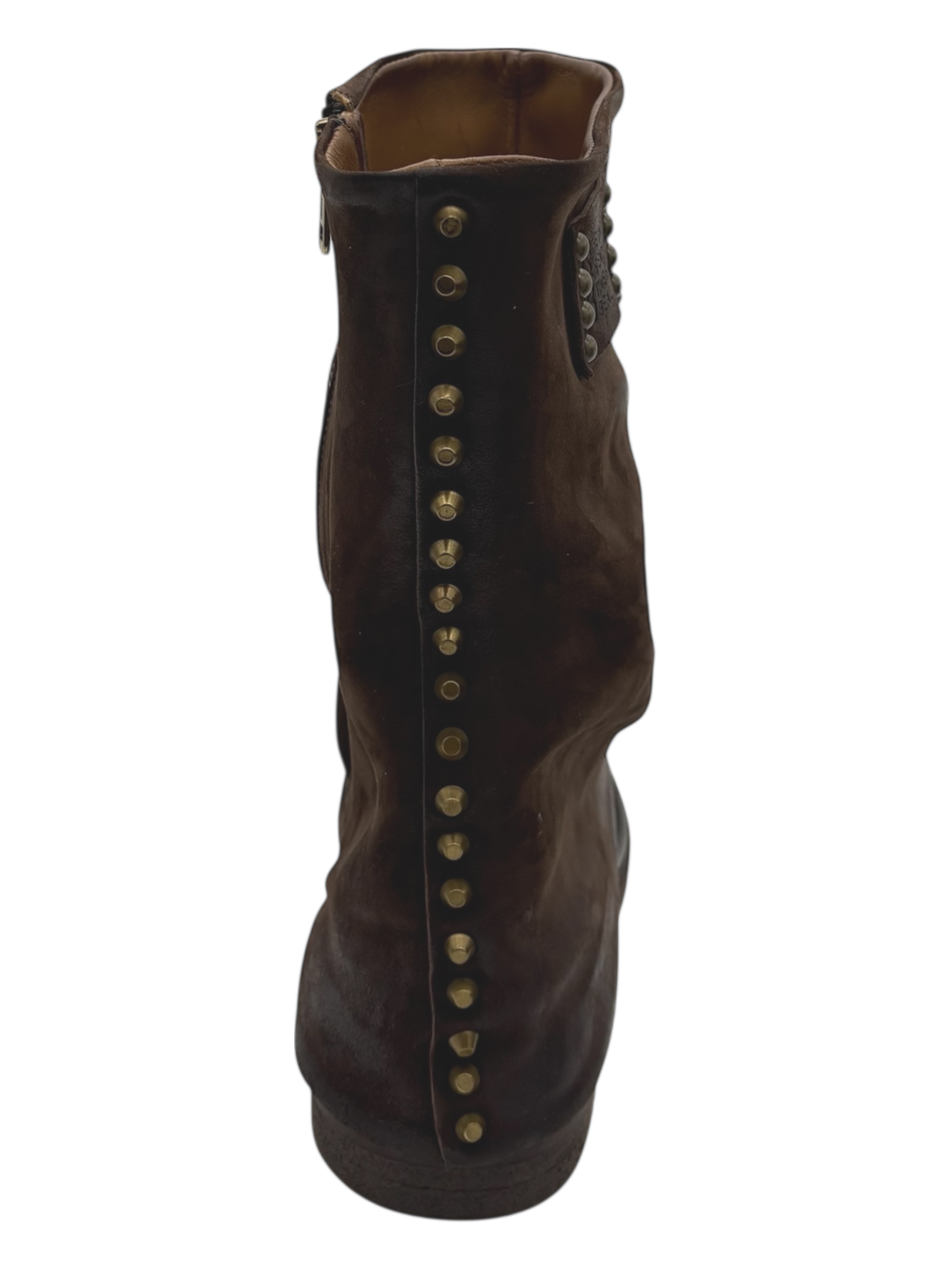 Stivaletto pelle donna AS98 Ebano - B81209 -