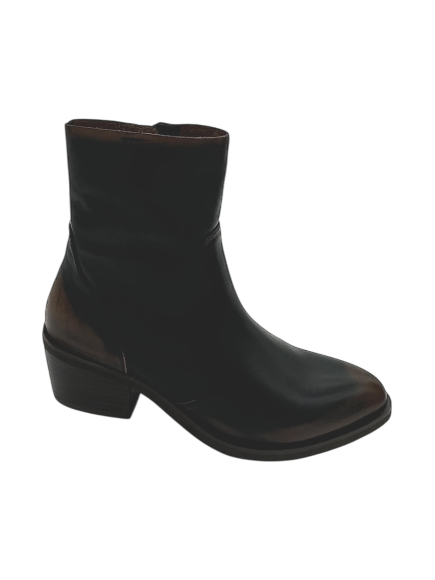 Stivaletto pelle donna BRUNO PREMI Cuoio Nero -BM5603X-