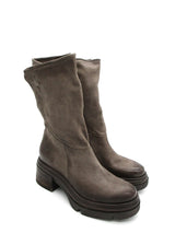 Stivaletto pelle donna Fango AS98 - A89210 -