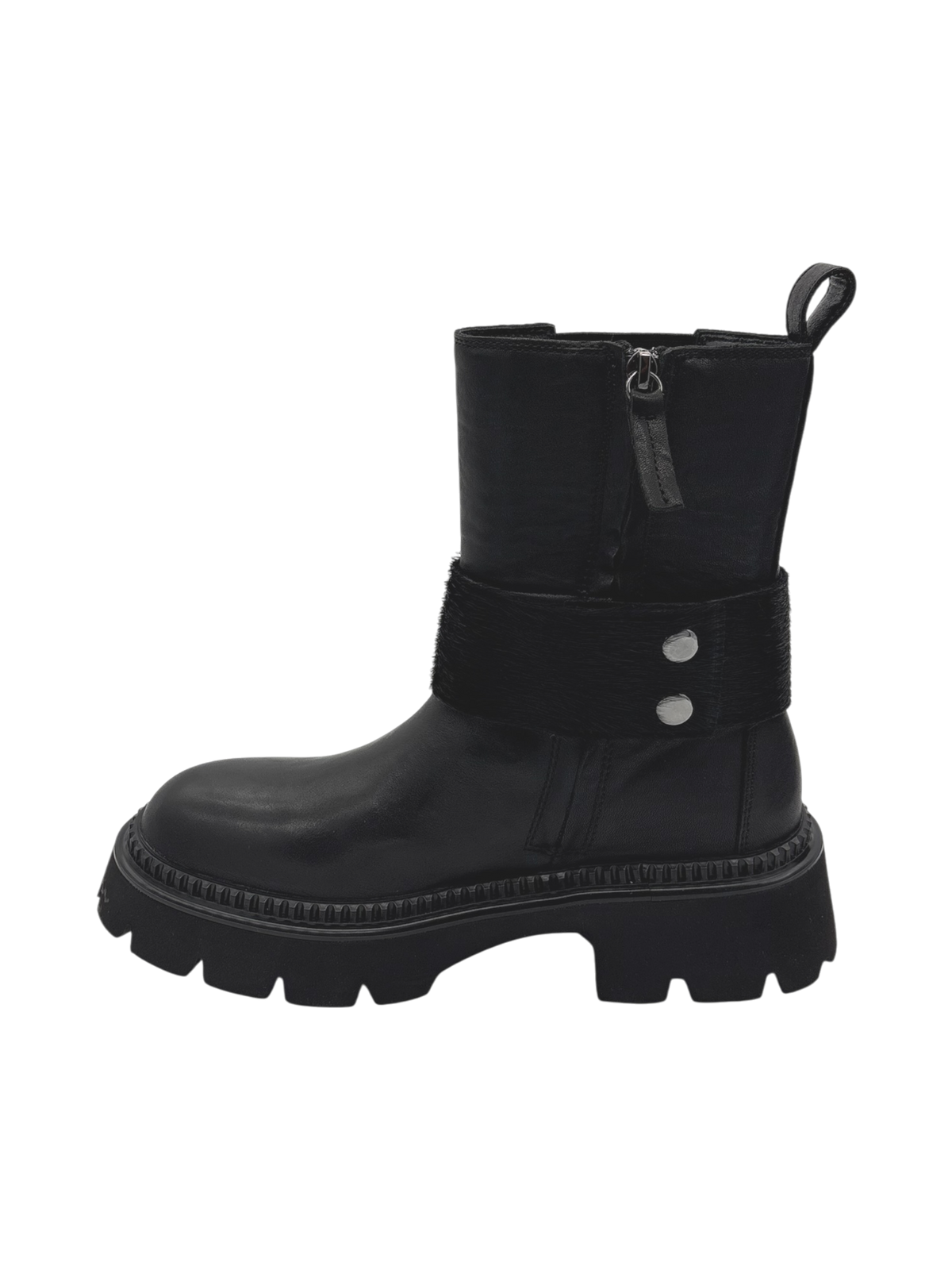 Stivaletto pelle donna GIO+ Greta04C Nero