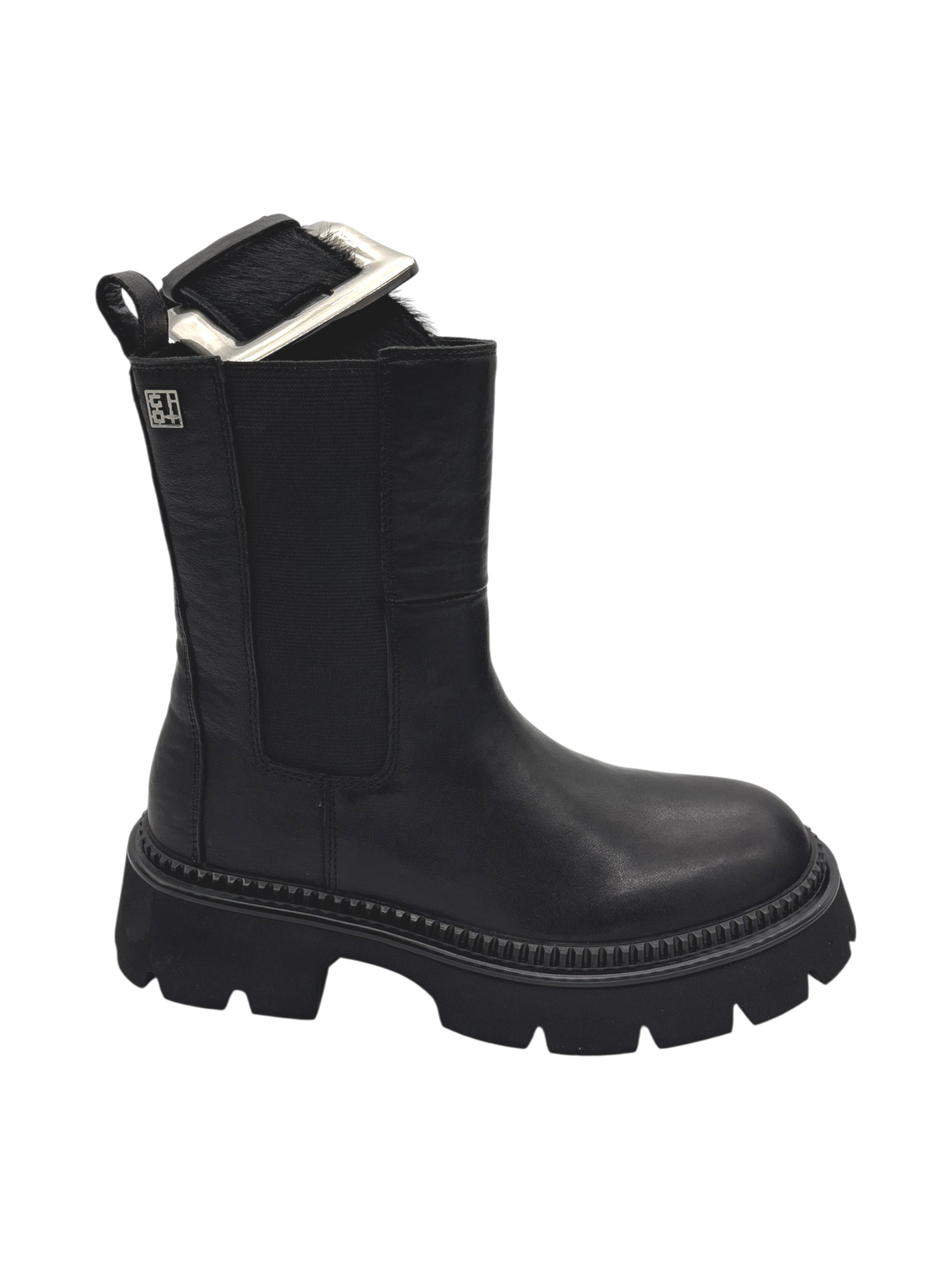 Stivaletto pelle donna GIO+ Greta04C Nero