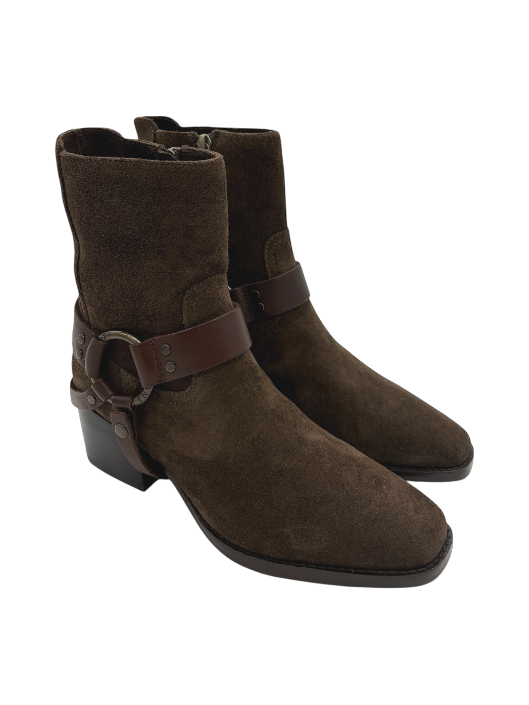 Stivaletto pelle donna Janet & Janet darkbrown -J513-