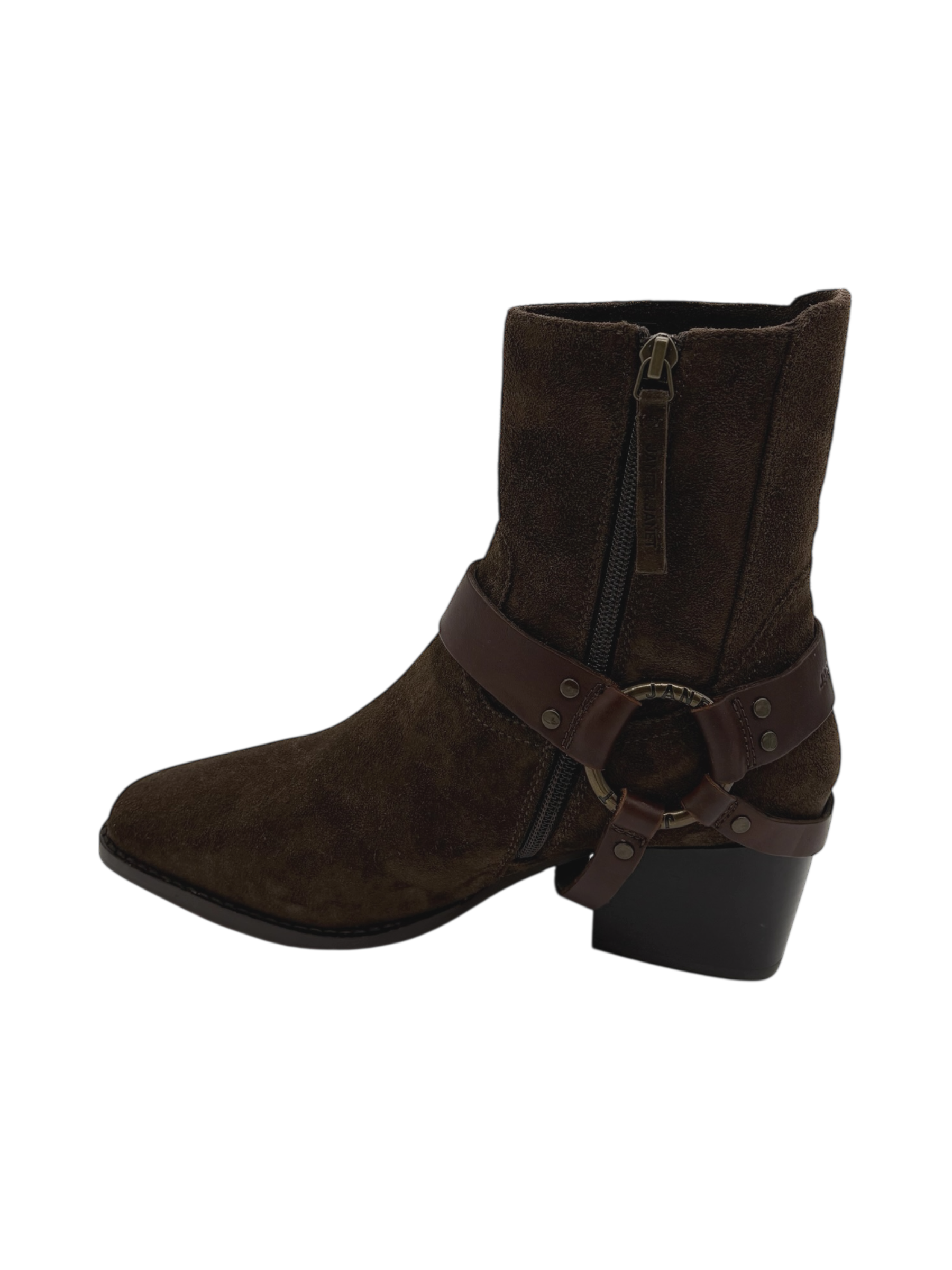 Stivaletto pelle donna Janet & Janet darkbrown -J513-