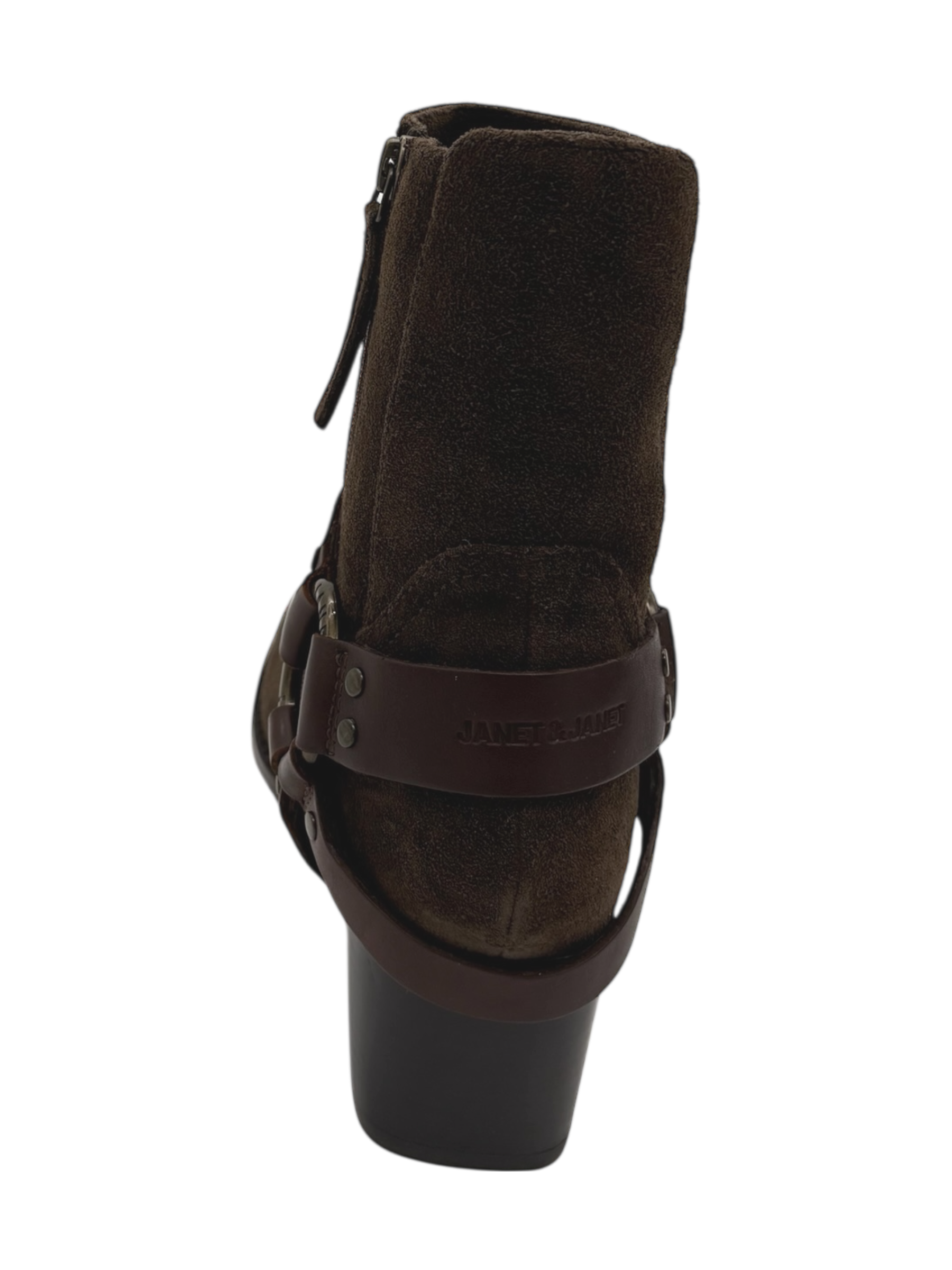 Stivaletto pelle donna Janet & Janet darkbrown -J513-
