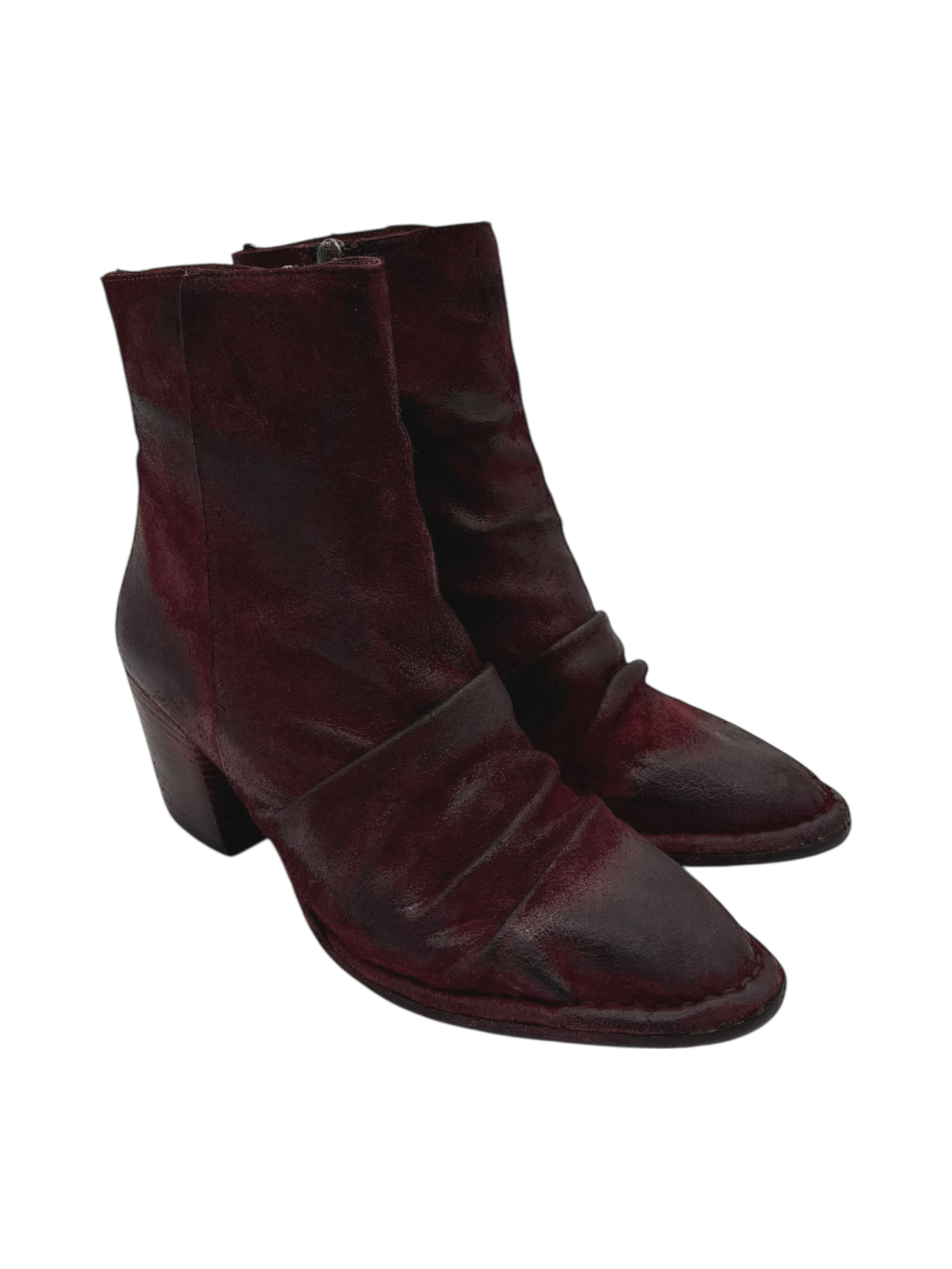 Stivaletto pelle donna Kudetà crosta Bordò   -  524303  -