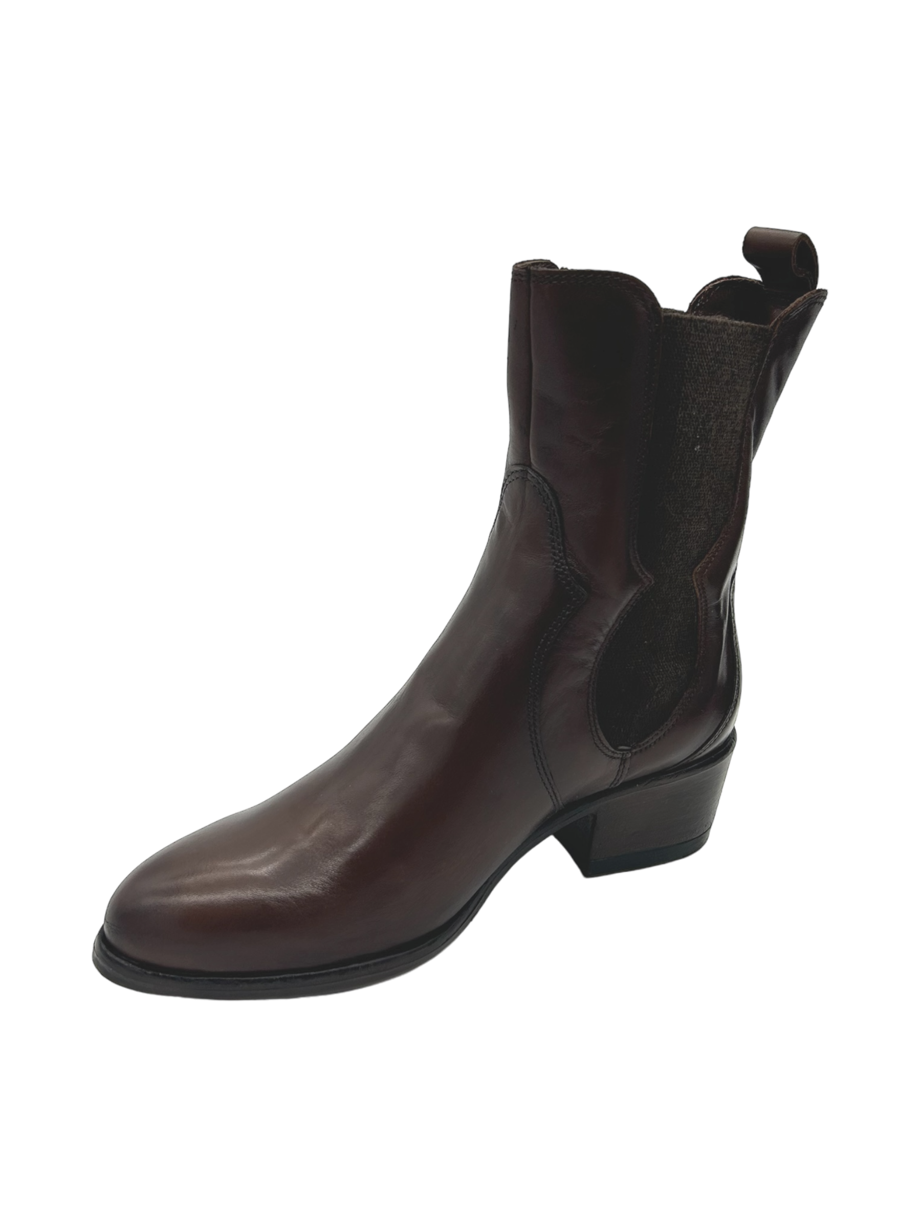 Stivaletto pelle donna Mjus Castagna - L48205 -