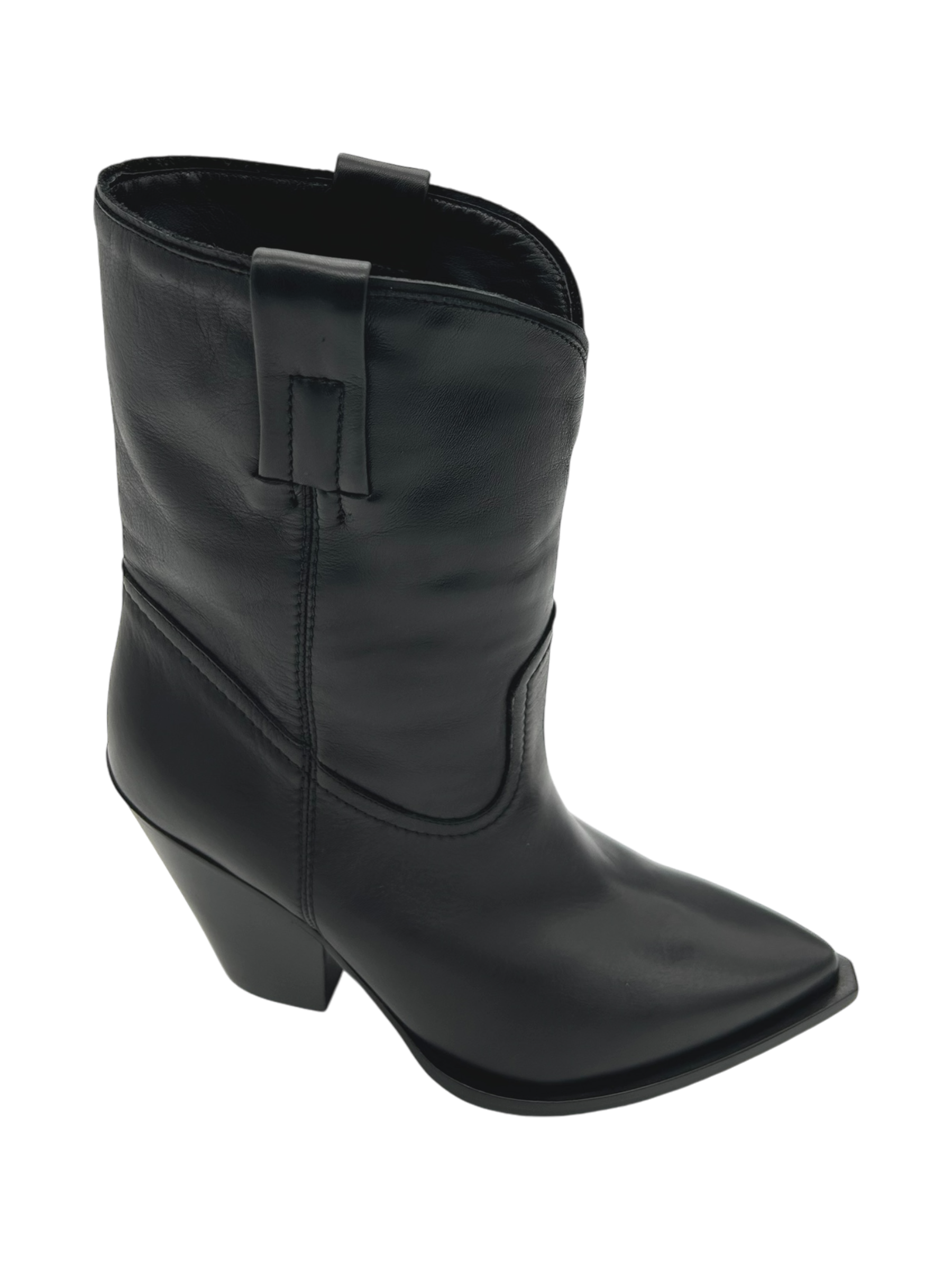 Stivaletto texano pelle donna ELENA IACHI Black - E3999 -