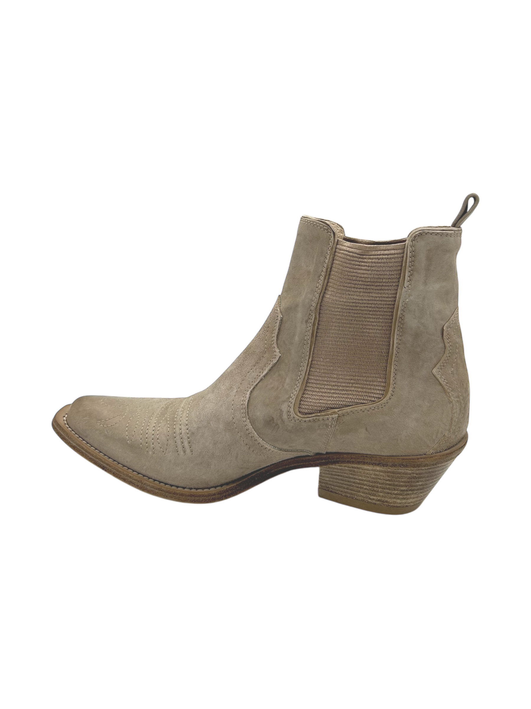 Stivaletto texano pelle donna FRU.IT Taupe  - 9136 -