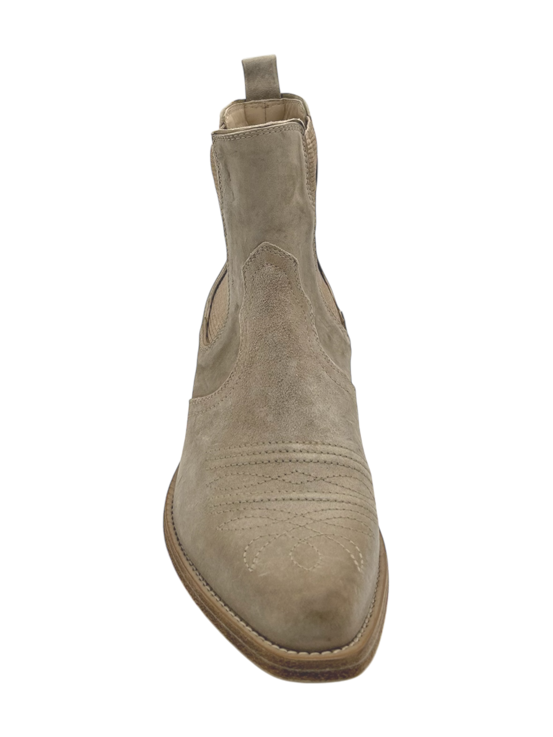 Stivaletto texano pelle donna FRU.IT Taupe  - 9136 -