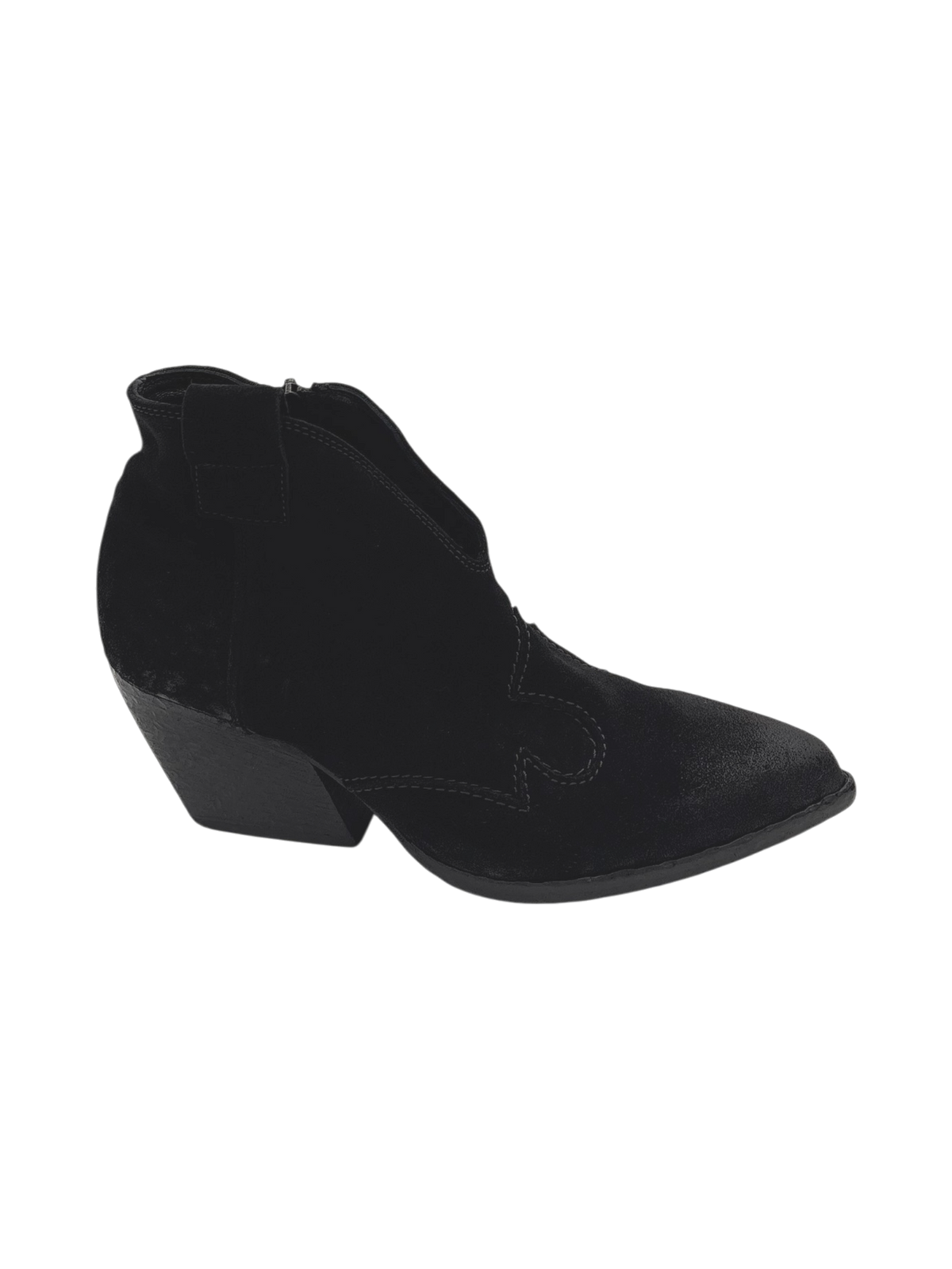 Tronchetto texano donna Elena Iachi E2004 Velour Nero