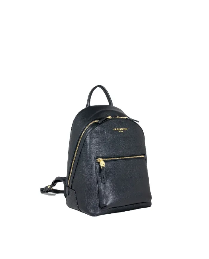 Zaino pelle Nannini Nero - 18721D -