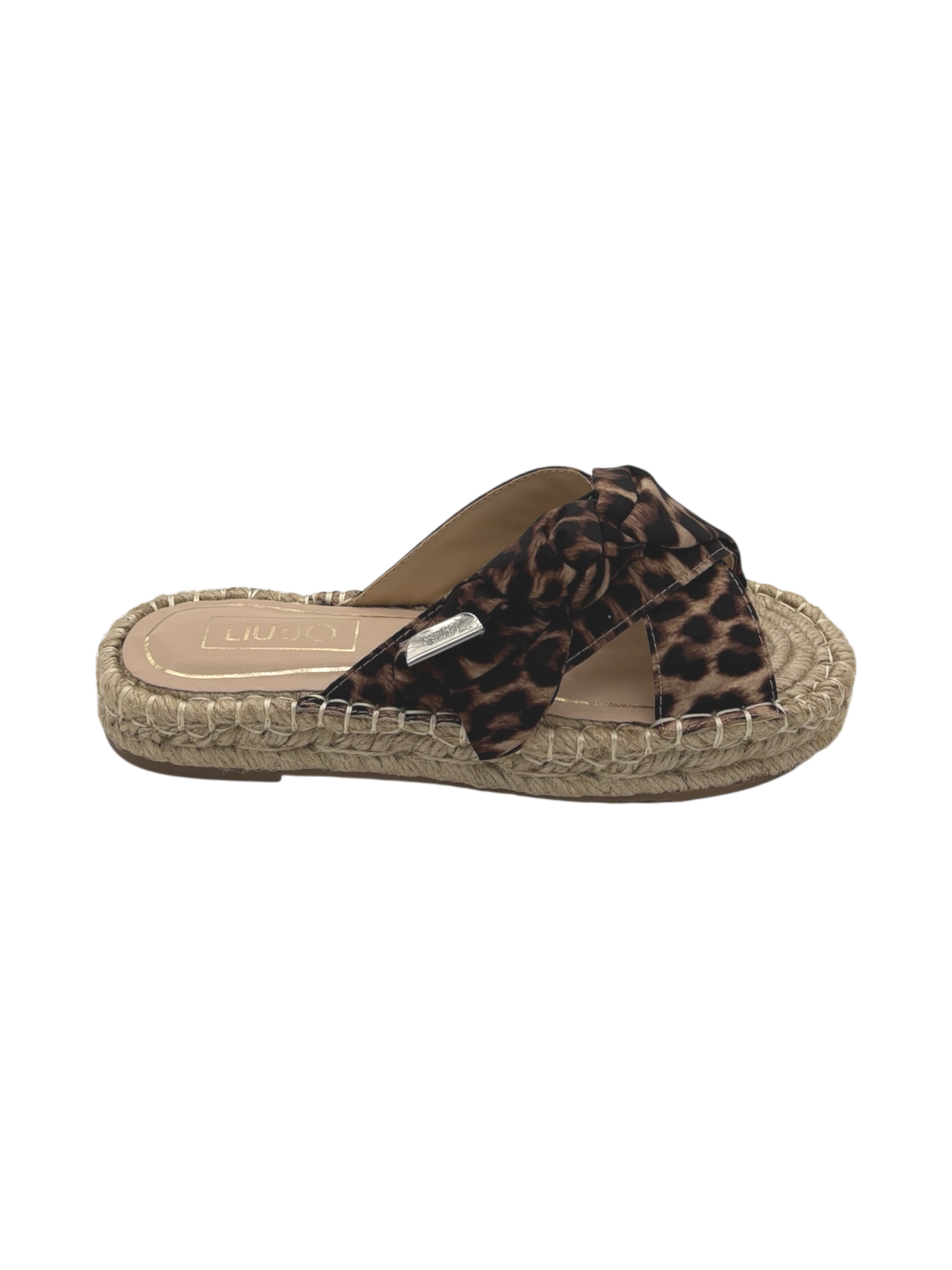 Ciabatta in corda LIUJO Leopard  - Paros 03 -