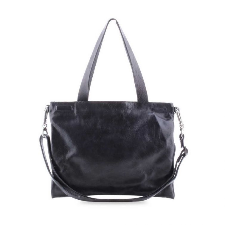 Borsa pelle donna As98 200521 nero