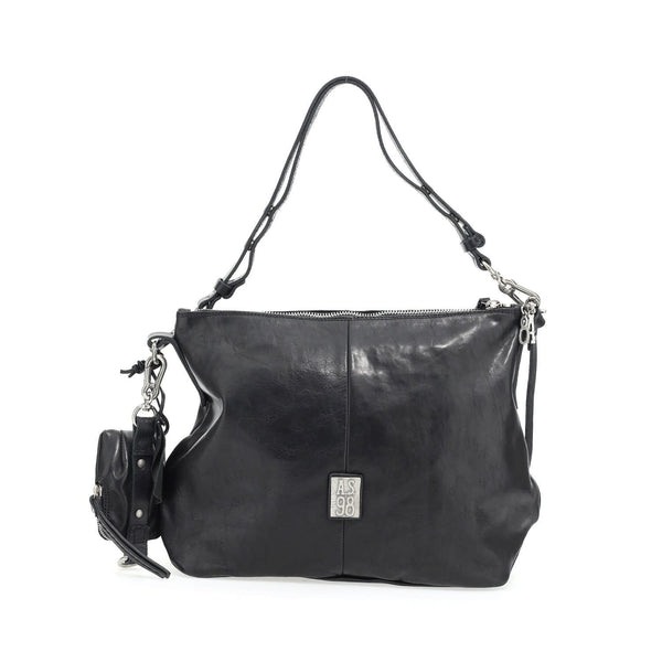 Borsa in pelle donna AS98 200650 Black