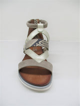 Sandalo pelle donna MJUS 740073 grigio