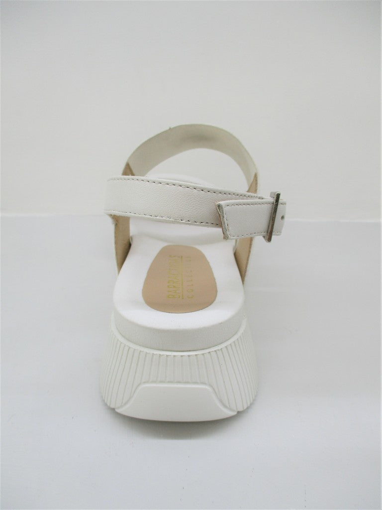 Sandalo pelle donna Barracuda's Bianco 2001