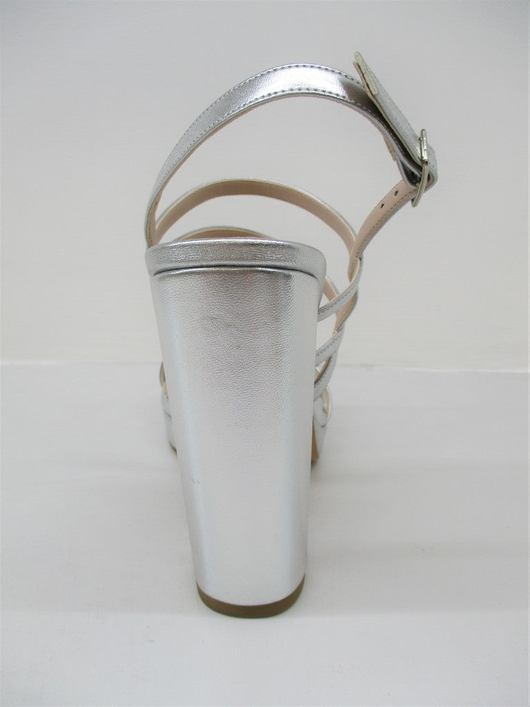 Sandalo pelle donna ALBANO 4002 argento