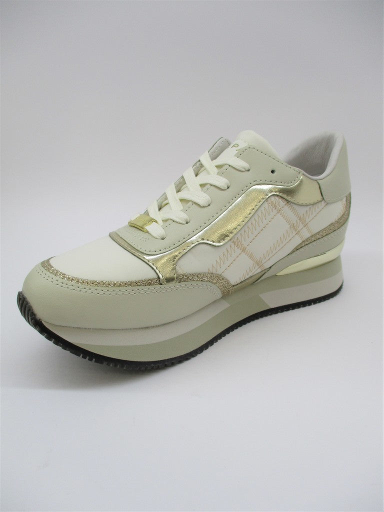 Sneaker in pelle donna APEPAZZA ROCHELLE panna