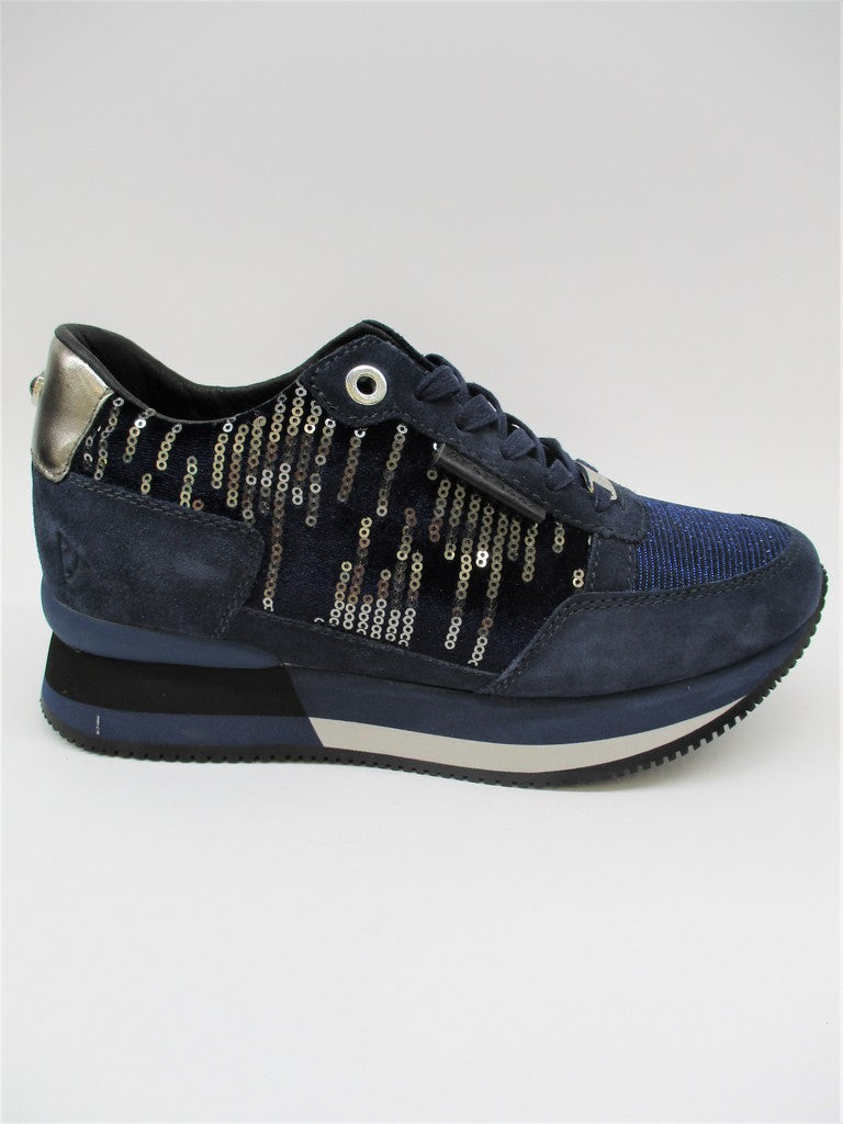 Sneaker in camoscio donna APEPAZZA REBECCA blu