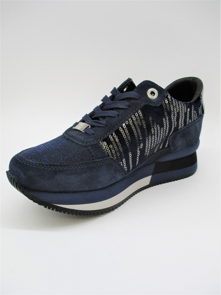 Sneaker in camoscio donna APEPAZZA REBECCA blu