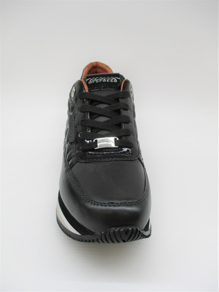 Sneaker in pelle donna APEPAZZA ROSEMERY nero