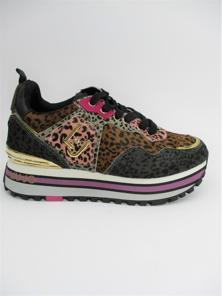 Sneaker pelle donna LIU JO BF0069PX072S1629 multicolor