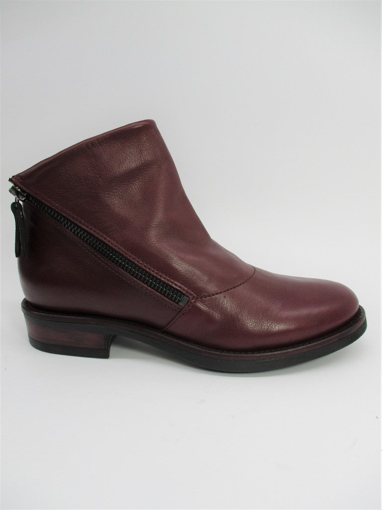 Tronchetto pelle donna LILIMILL 6856 magenta