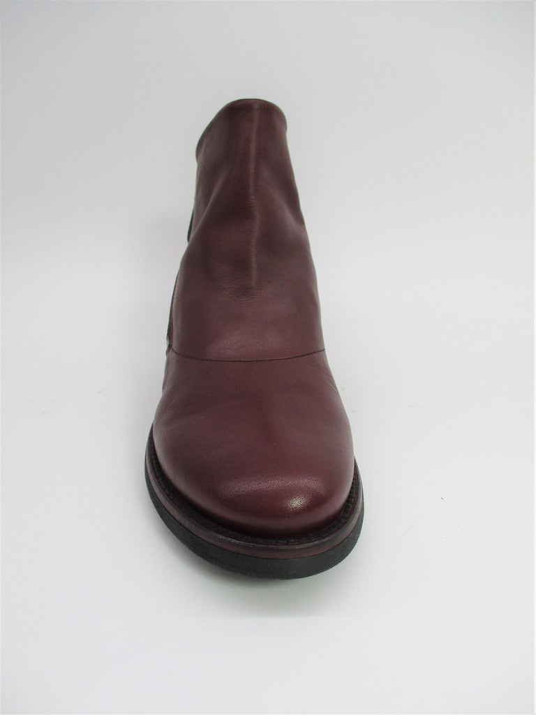 Tronchetto pelle donna LILIMILL 6856 magenta