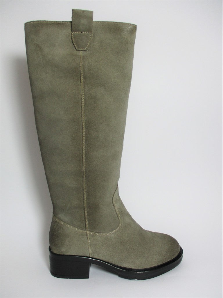 Stivale camoscio donna APEPAZZA BEA taupe