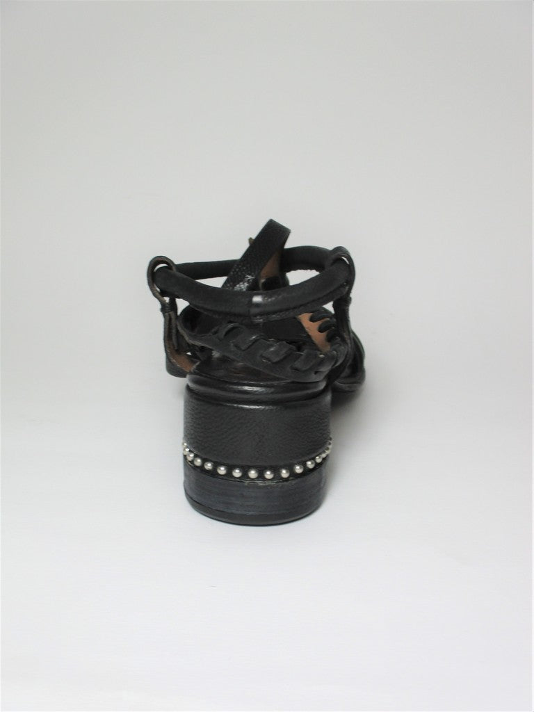 Sandalo pelle donna AS98 672020 nero