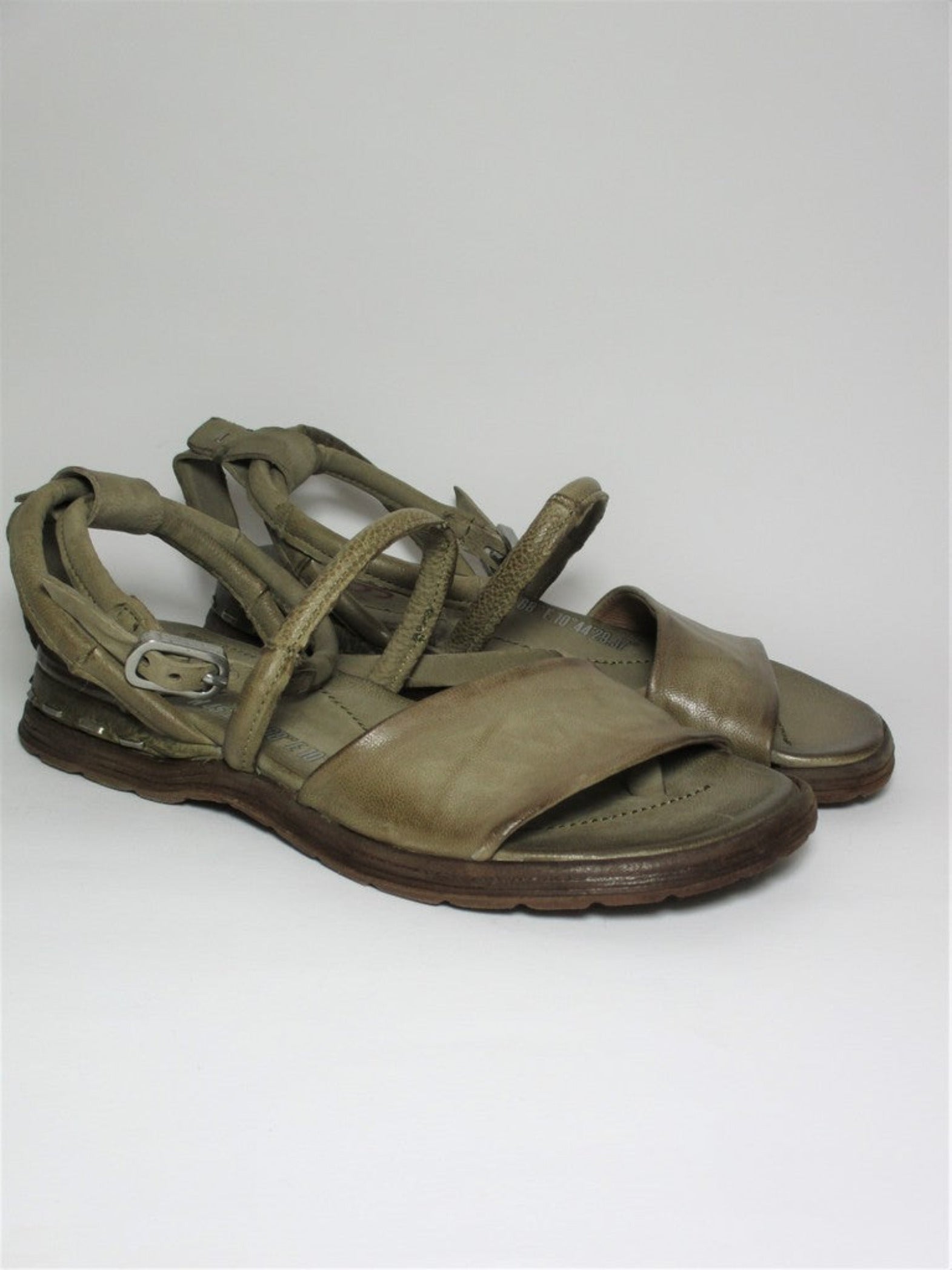 Sandalo pelle donna AS98 A46004 Verde