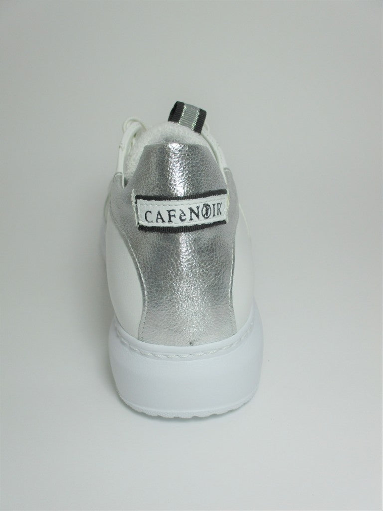 Sneaker pelle donna Cafènoir DE1350 Bianca