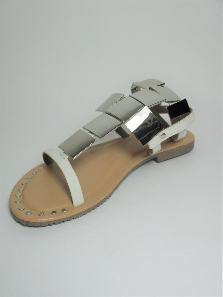 Sandalo pelle donna CAFèNOIR GL 1020 Bianco