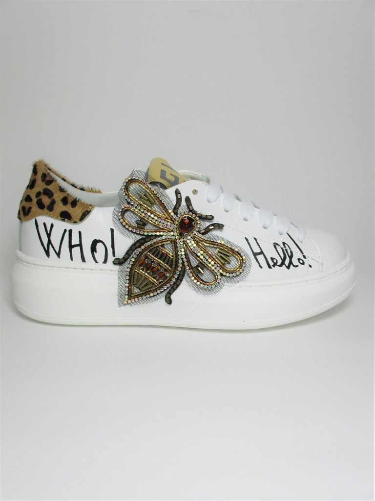 Sneaker pelle donna GIO+ G403A bianca Ape