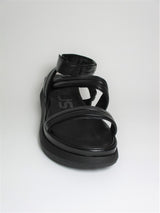 Sandalo zeppa pelle donna MJUS M38010 nero