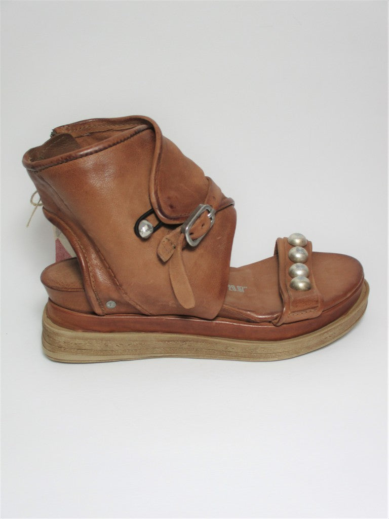 Zeppa pelle donna AS98 A15018 Cuoio