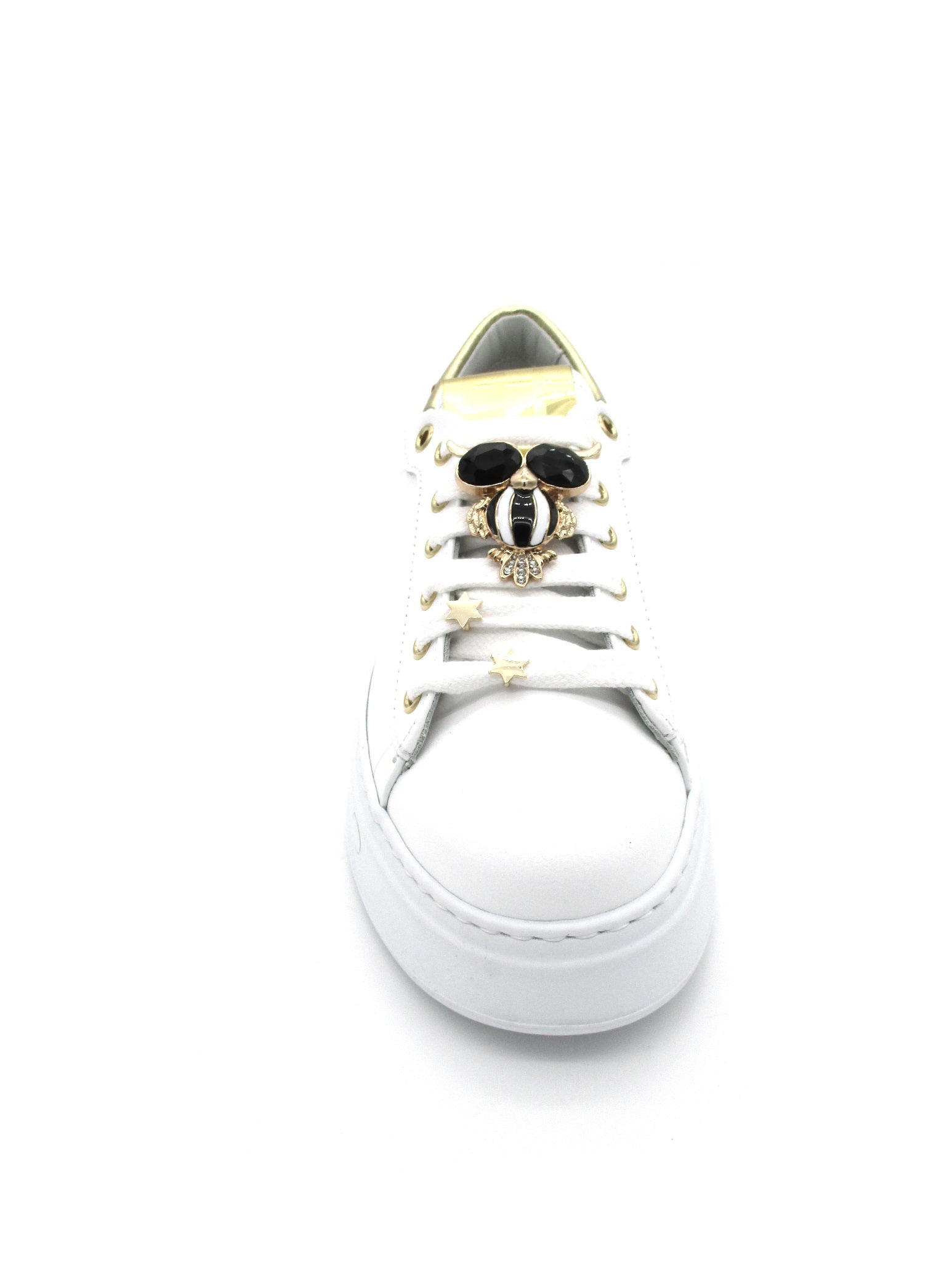 Sneaker pelle donna GIO+ G714GU bianca